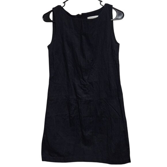 Kenneth Cole Sheath Dress Womens Size 2 Black Sleeveless Back Zip Slip Evening - Picture 1 of 6